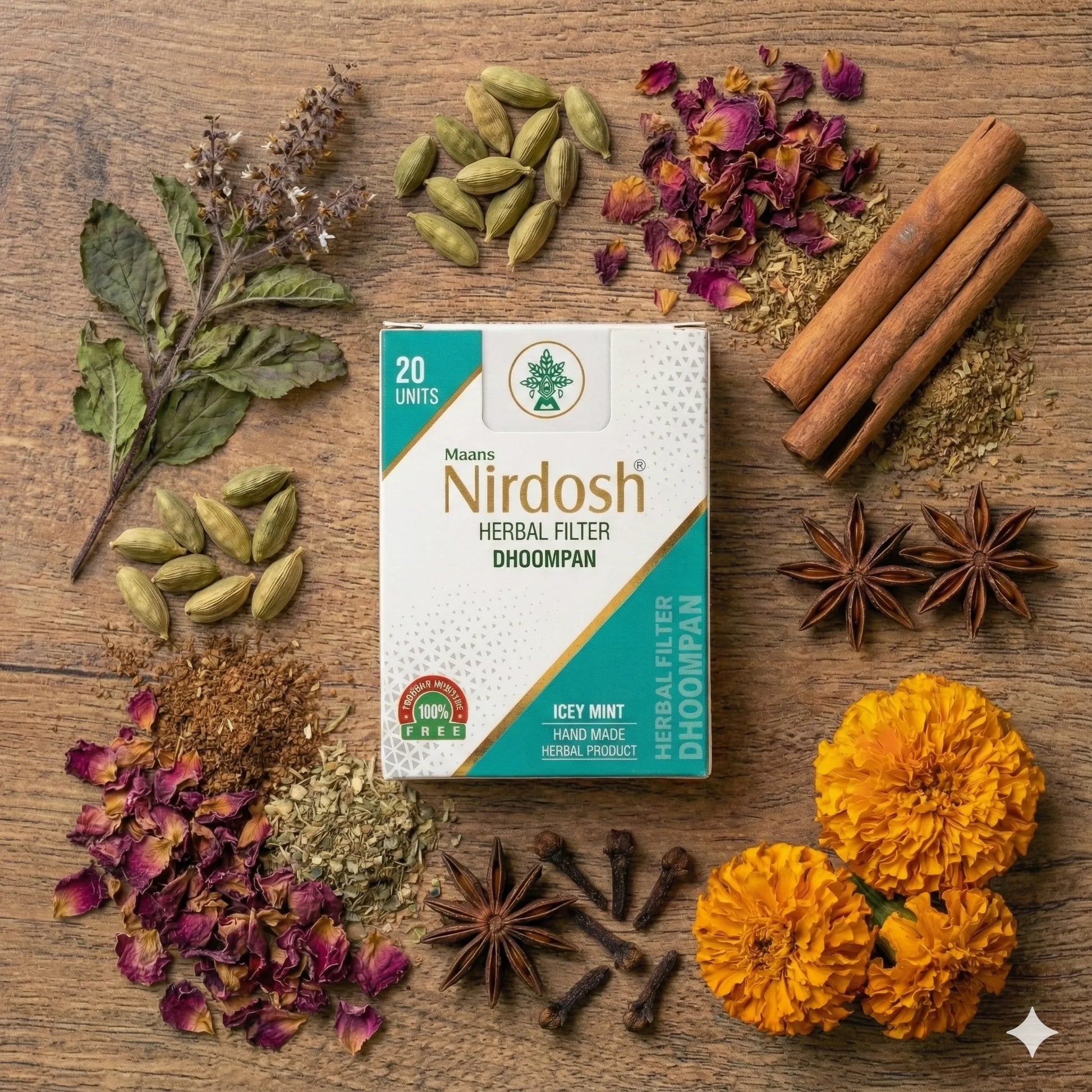 Nirdosh Herbal Filter Dhoompan（ニルドーシュ）｜選べる6種の香り