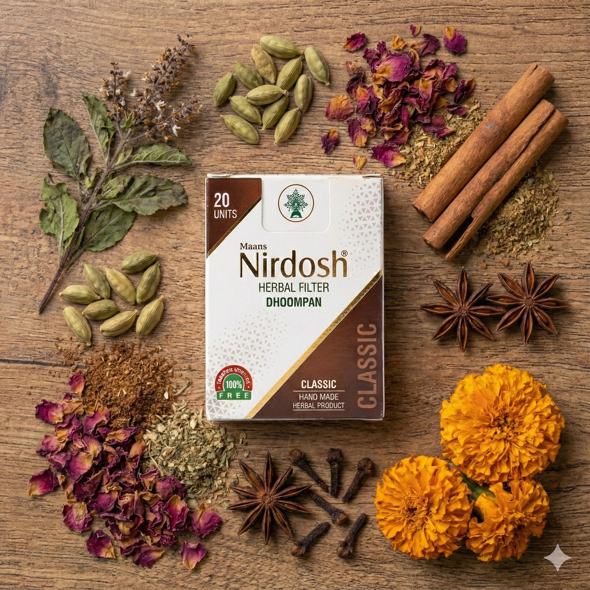Nirdosh Herbal Filter Dhoompan（ニルドーシュ）｜選べる6種の香り