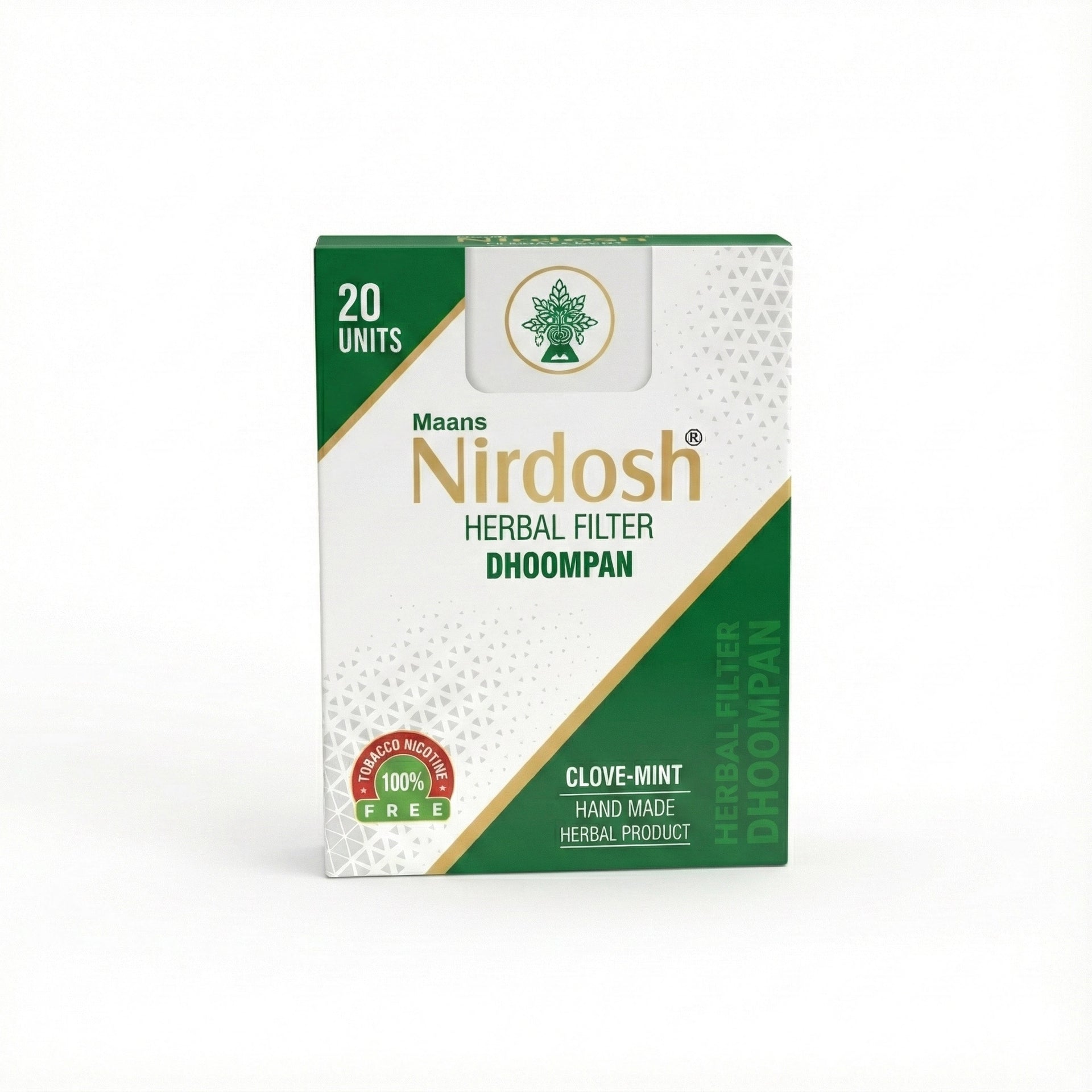 ニルドーシュ　Nirdosh ハーブフィルター 6種セット 20個入り Nirdosh Herbal Filter Dhoompan（ニルドーシュ）｜選べる6種の香り