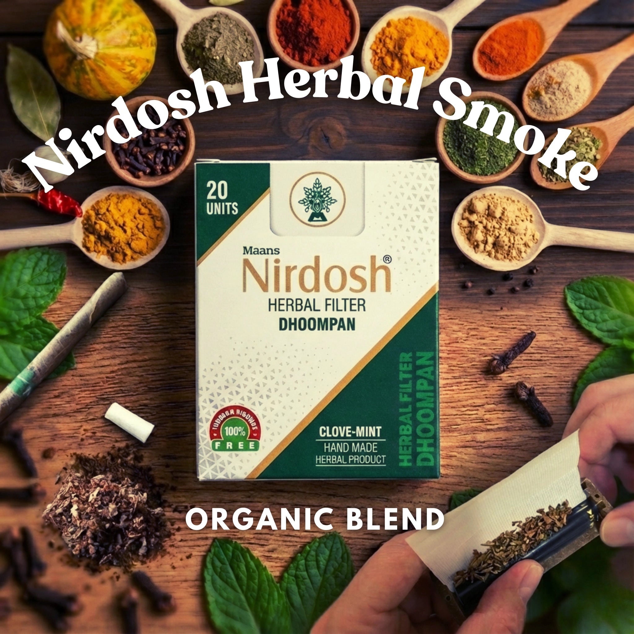 Nirdosh Shop(ニルドーシュ)ハーブシガレット|ニコチンフリー・自然 Nirdosh Shop(ニルドーシュ)ハーブシガレット|ニコチンフリー・自然